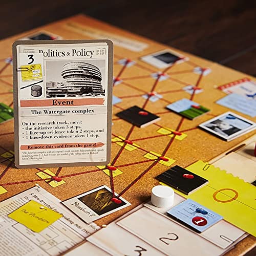 Capstone Games: Watergate, Strategy Board Game, History of Watergate Included With Game, Not Essential to Play, 2-Player Game of the Year 2019, Ages 12 and Up