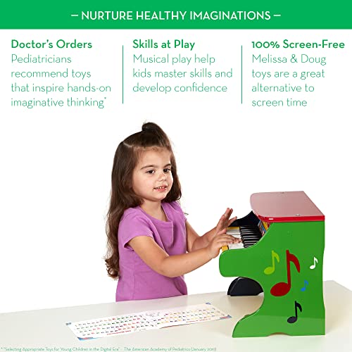 Melissa and Doug Learn-To-Play Piano With 25 Keys and Color-Coded Songbook - Toy Piano For Baby, Kids Piano Toy, Toddler Piano Toys For Ages 3+