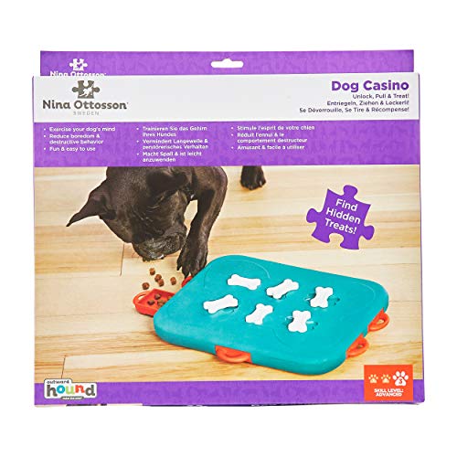 Outward Hound Nina Ottosson Dog Casino Interactive Treat Puzzle Dog Toy, Advanced