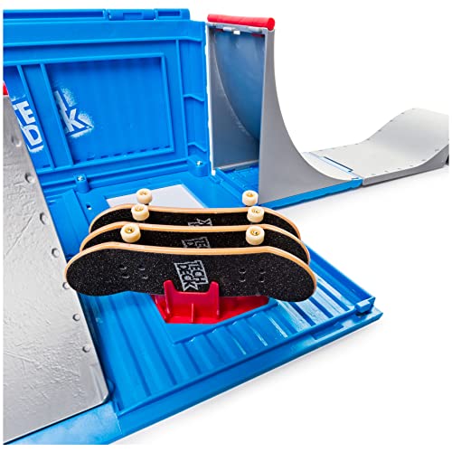 TECH DECK, Transforming SK8 Container Pro Modular Skatepark with Exclusive Fingerboard, Kids Toy for Ages 6 and Up (Styles May Vary)