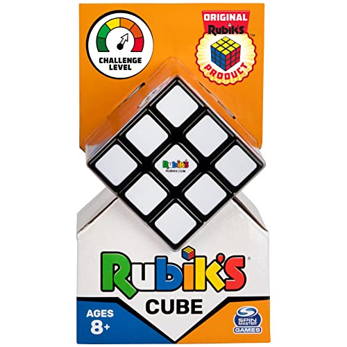 Rubik's Cube, The Original 3x3 Cube 3D Puzzle Fidget Cube Stress Relief Fidget Toy Brain Teasers Travel Games, for Adults and Kids Ages 8 and up