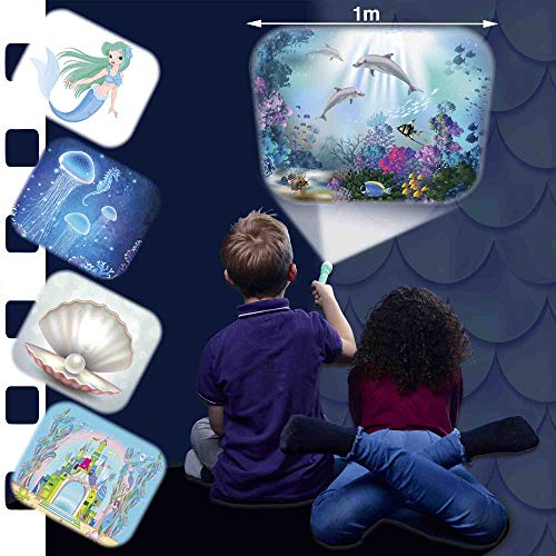 Brainstorm Toys Mermaid Flashlight and Projector with 24 Discs