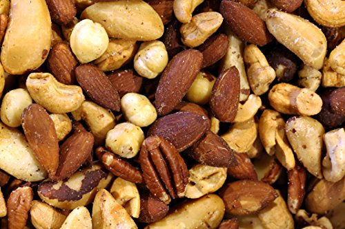 Yupik Deluxe Salted Roasted Mixed Nuts Without Peanuts, 2.2 lbs. (Pack of 6)