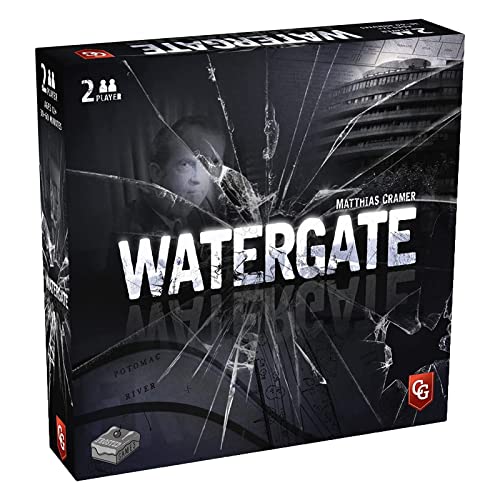 Capstone Games: Watergate, Strategy Board Game, History of Watergate Included With Game, Not Essential to Play, 2-Player Game of the Year 2019, Ages 12 and Up