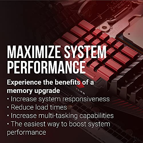 PNY XLR8 Gaming 16GB (2x8GB) DDR4 DRAM 3200MHz (PC4-25600) CL16 1.35V Dual Channel Desktop (DIMM) Memory Kit – MD16GK2D4320016AXR