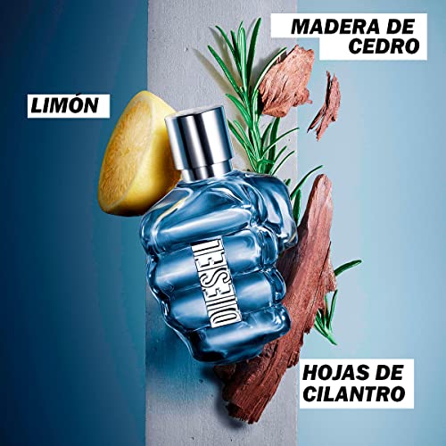 Diesel Only The Brave Eau De Toilette Spray Cologne for Men, 6.7 Ounce