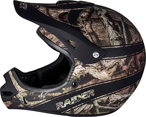 Raider 24-630MO-13 Ambush Mossy Oak Break-Up Infinity Camo Small Adult MX Off-Road Helmet