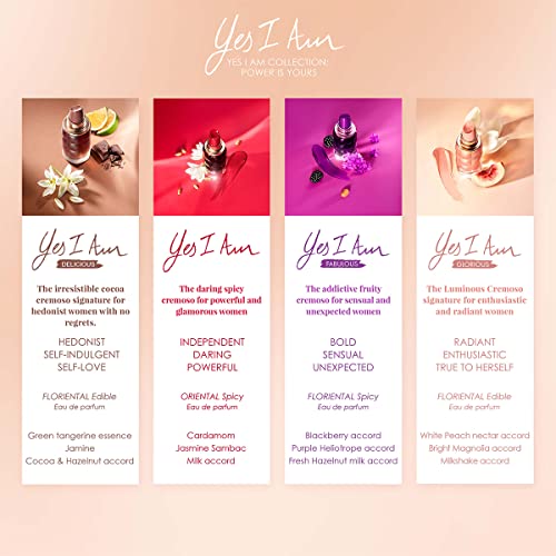 Cacharel Yes I Am Delicious Eau de Parfum Spray Perfume for Women, 1.0 fl. oz.