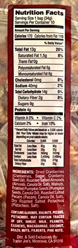 Trader Joes Omega Trek Mix (just a handful) - 10 Individual 1.2 oz Bags