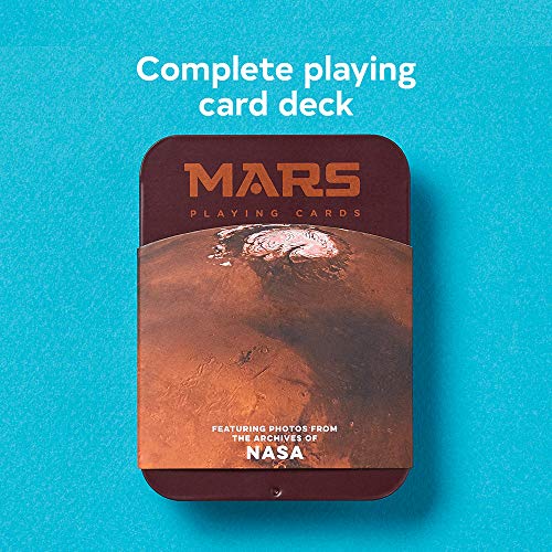 Chronicle Books Mars Playing Cards: Featuring Photos from The Archives of NASA (Space Playing Cards, Poker Playing Cards, Adult and Kids Playing Cards)