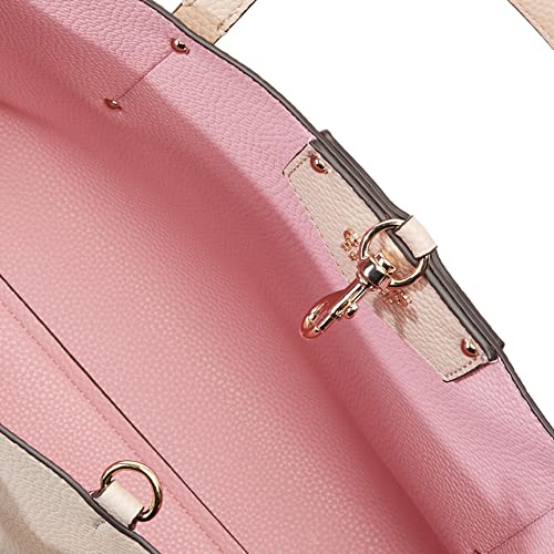 GUESS Womens Eco Brenton Tote Shoulder Bag, Almond, One Size US