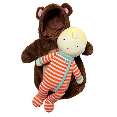 Manhattan Toy Snuggle Baby Doll and Hooded Bear Sleep Sack