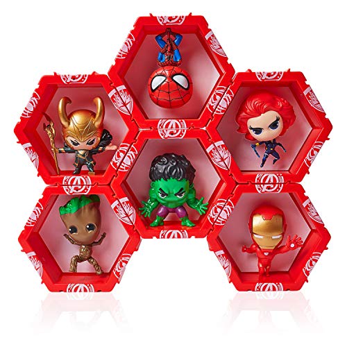 WOW! PODS Avengers Collection - Limited Edition Metallic Ironman | Superhero Light-Up Bobble-Head Figure | Official Marvel Collectable Toys and Gifts,Metallic Iron Man,4 inches