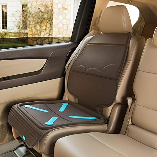 Munchkin Brica Elite Seat Guardian Car Seat Protector, Baby/Toddler/Child, Dark Grey