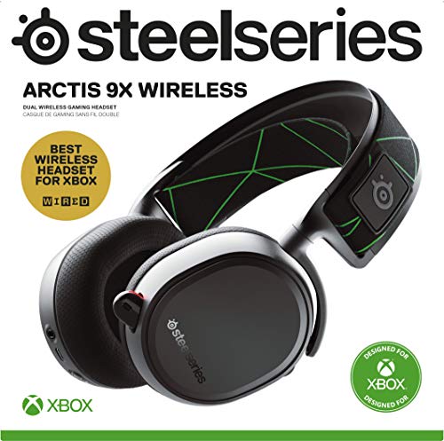 SteelSeries Arctis 9X Wireless Gaming Headset – Integrated Xbox Wireless + Bluetooth – 20+ Hour Battery Life – for Xbox One and Series X