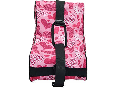 Epic Skates Limited Edition Heart Skate Bag, Pink and White