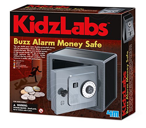 4M Buzz Alarm Money Safe Kit, Multicolor