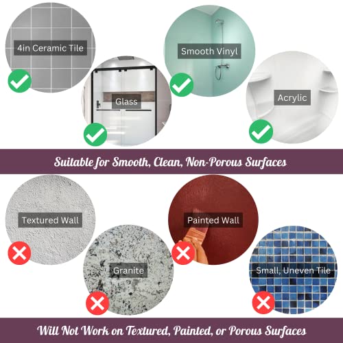 Safe-er-Grip Safe-er-Grip Changing Lifestyles Suction Cup Grab Bars for Bathtubs and Showers; Safety Bathroom Assist Handle, White and Grey, 12 inches