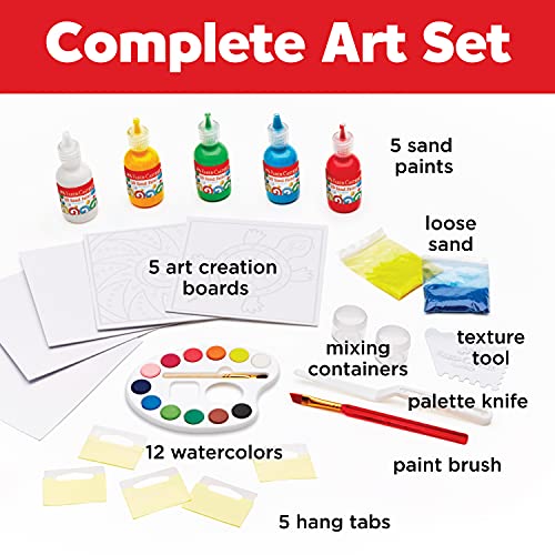 Faber-Castell 3D Sand Painting - Textured Sand Art Activity Kit for Kids