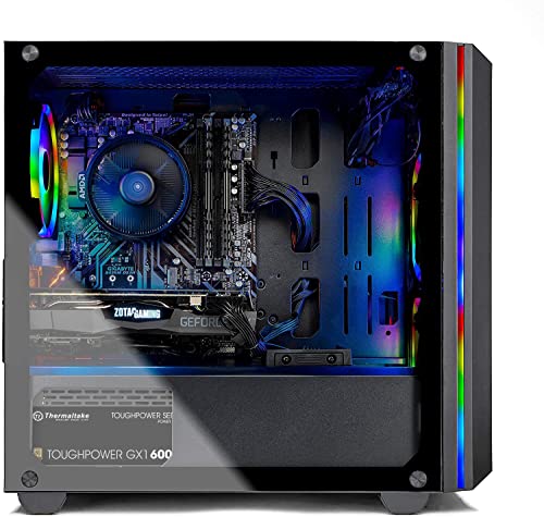 Skytech Chronos Mini Gaming PC Desktop - AMD Ryzen 3 3100, NVIDIA GTX 1660 Super 6GB, 16GB DDR4 3200, 500GB SSD, AC Wi-Fi, Windows 10 Home 64-bit