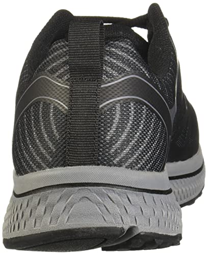 Skechers Men's GOrun Consistent-Athletic Workout Running Walking Shoe Sneaker with Air Cooled Foam, Black/Grey 2, 12.5