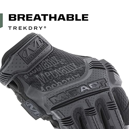 Mechanix Wear: M-Pact Fingerless Tactical Work Gloves, Impact Protection and Vibration Absorption, Tactical Gloves for Airsoft, Paintball, and Utility Use, Gloves for Men (Brown, Large)