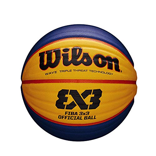 WILSON Sporting Goods FIBA 3x3 Official Game Basketball, Orange, Size 6, Intermed