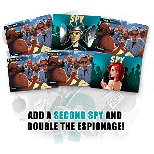 Spyfall 2 - The Perfect Party Game - Find the Spy Before Time Runs Out - Up to 3 to 12 Players - Board Games for Teens and Adults - Ages 13+