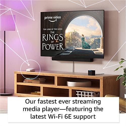 Fire TV Cube, Hands-free streaming device with Alexa, Wi-Fi 6E, 4K Ultra HD
