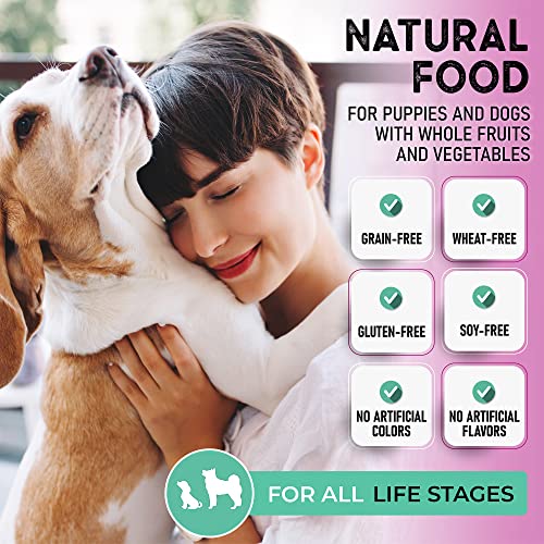 Health Extension Dry Dog Food, Natural Food with Added Vitamins and Minerals, Suitable for All Puppies, Grain Free, Duck Recipe with Whole Vegetable and Berries (4 Pound)