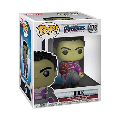 Funko Pop! Marvel: Avengers Endgame - 6' Hulk with Gauntlet, Multicolor, Standard