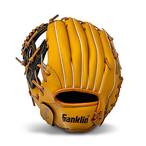Franklin Sports Baseball and Softball Glove - Field Master - Baseball and Softball Mitt , Tan , 11'