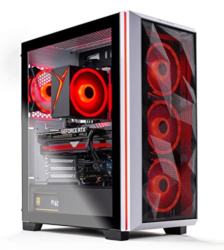Skytech Chronos Gaming PC Desktop – Intel Core i5 12600K 3.7 GHz, NVIDIA RTX 3070, 1TB NVME SSD, 32GB DDR5 RAM RGB, 750W Gold PSU, 240mm AIO, 11AC Wi-Fi, Windows 11 Home 64-bit