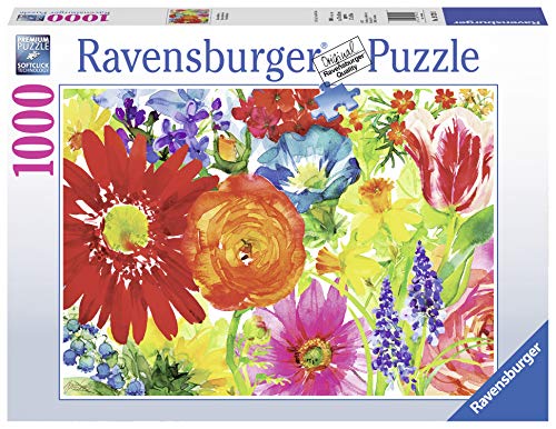 Ravensburger Abundant Blooms 1000 Piece Jigsaw Puzzle for Adults – Every piece is unique, Softclick technology Means Pieces Fit Together Perfectly