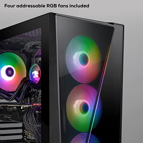 iBuyPower Pro Gaming PC Computer Desktop SlateMR2000 (Intel i3-12100F 3.3 GHz, Nvidia GeForce GTX 1650 4GB, 8 GB 3000 MHz DDR4 RAM, 500 GB NVMe SSD, WiFi Ready, Windows 11 Home)