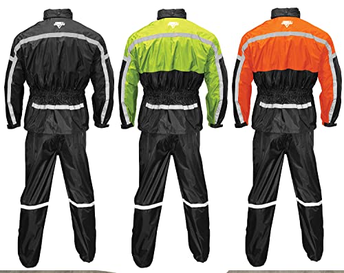 Nelson-Rigg unisex adult Motorcross-motorcycles Nelson Rigg SR 6000 ORG 05 XX Stormrider Motorcycle Rain Suit 2 Piece Orange Black XX , Orange/Black, XX-Large US