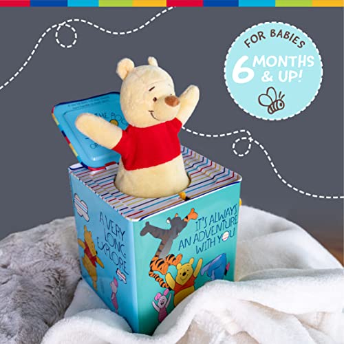 KIDS PREFERRED Disney Baby Winnie The Pooh Jack-in-The-Box - Musical Toy for Babies Multi ,6.5'