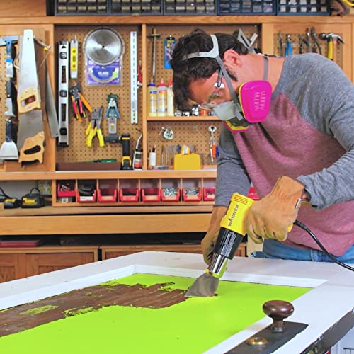 Wagner Spraytech 0503008 HT1000 Heat Gun, 2 Temp Settings 750ᵒF and 1000ᵒF, Great for Soften paint, Caulking, Adhesive, Putty Removal, Shrink Wrap, Bend Plastic Pipes, Loosen Rusted Nuts or Bolts