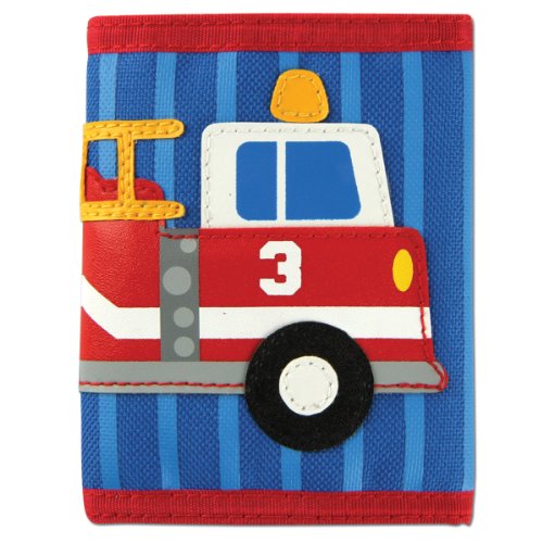 Stephen Joseph Unisex Kids Toddler Wallet, Firetruck, 3T, 4T, 5T, 6X, toddler, preschool, school