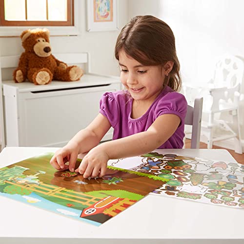 Melissa and Doug Reusable Sticker Pad Bundle - Jungle, Farm and Under the Sea - Art Activities For Kids, Restickable Stickers, Arts And Crafts For Kids Ages 3+