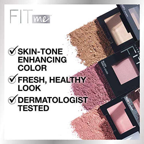 Maybelline Fit Me Blush, Lightweight, Smooth, Blendable, Long-lasting All-Day Face Enhancing Makeup Color, Buff, 1 Count