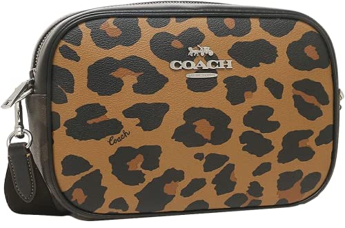 COACH Jamie Camera Bag In Signature Canvas (SV/Light Saddle Multi)