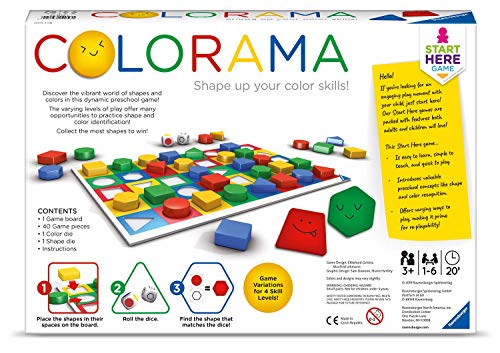 Ravensburger Colorama for Ages 3 and Up - Fast Children's Game of Patterns and Shapes