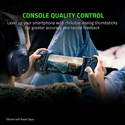 Razer Kishi Mobile Game Controller / Gamepad for Xbox Android USB-C: Game Pass Ultimate, xCloud, Cloud Gaming - Passthrough Charging - Low Latency Phone Controller Grip - Samsung, Pixel, and more