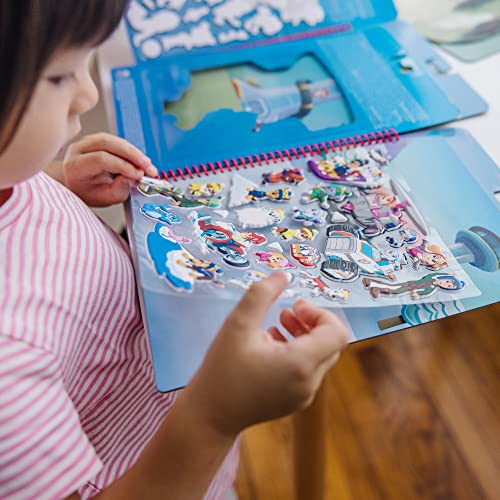 Melissa and Doug PAW Patrol Restickable Puffy Stickers 3-Pack – Adventure Bay, Jake’s Mountain, Jungle - PAW Patrol-Themed Resuable Sticker Activity Sets For Kids