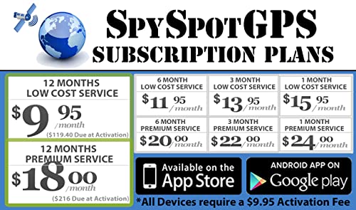 Spy Spot 4G Hard Wire Kill Switch GPS Vehicle Tracker - Remotely Disable the Ignition from Any Location - Locator Tracking Device - Black, 2 x 1.8 x 1 inches - US Coverage, Subscription required