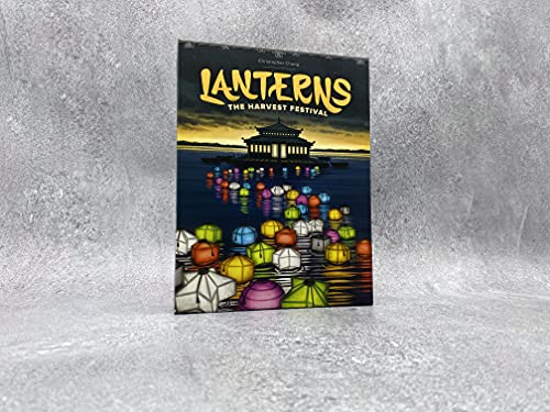 Lanterns: The Harvest Festival, Fast Paced Card Game Set, 2-4 Players, 30 Min Playing Time, Place Tiles to Adorn the Palace Lake with Floating Lanterns, Earn the Most Honor Before the Festival Begins