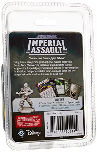 Star Wars Imperial Assault Board Game Bossk VILLAIN PACK | Strategy Game | Battle Game for Adults and Teens | Ages 14+ | 1-5 Players | Avg. Playtime 1-2 Hours | Made by Fantasy Flight Games