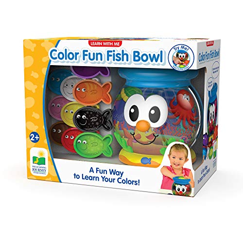 The Learning Journey: Learn With Me - Color Fun Fish Bowl - Color Teaching Toddler Toys and Gifts for Boys and Girls Ages 2 Years and Up - Preschool Learning Toy, Multicolor