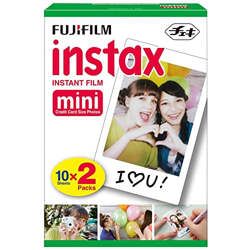 Fujifilm Instax Mini Link Smartphone Printer (Ash White) + Fuji Instax Mini Film (40 Sheets) - Instax Mini Link Printer Bundle